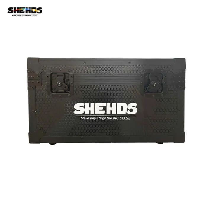SHEHDS 18x18W Aluminum Alloy LED Flat Par DMX512 DJ Par Cans Wash Light