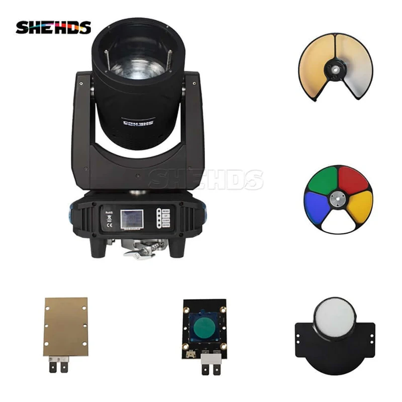 SHEHDS COB 400W Warm & Cold White / RGBY Moving Head Light