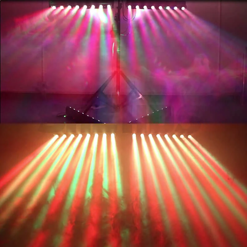SHEHDS LED Beam 8x12W RGBW Moving Head Light For Wedding DJ Show