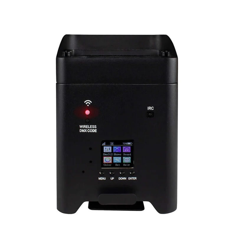 SHEHDS Wireless Battery LED Uplight Par Light 6x18W 6in1 RGBAW+UV With Remote Control