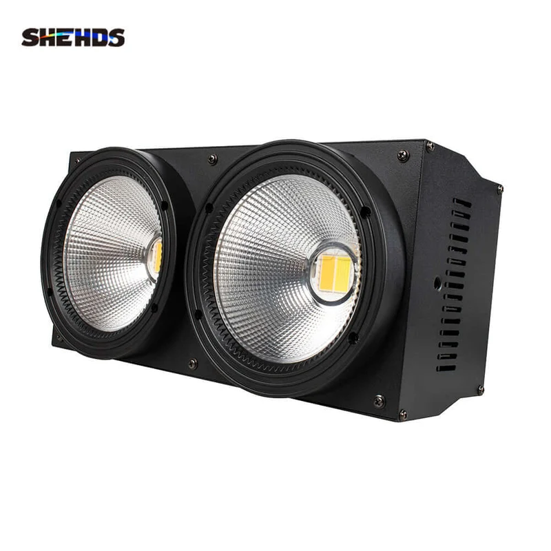 SHEHDS Blinder LED COB Light 2 Eyes 200W Cool & Warm White
