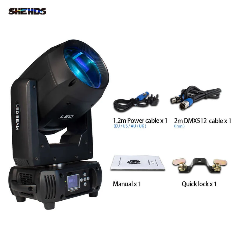 SHEHDS 150W LED Beam & Spot Moving Head Light