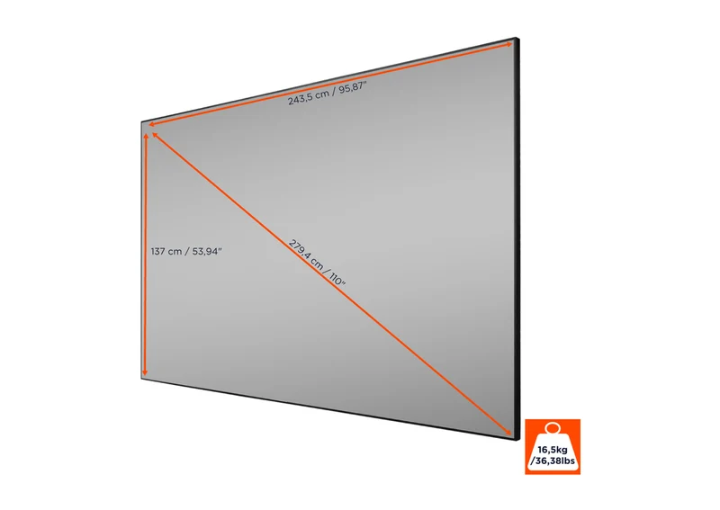 celexon CLR HomeCinema UST Hochkontrast-Rahmenleinwand V2.0