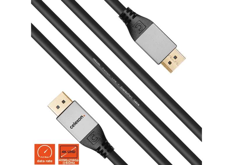 celexon DisplayPort Kabel 4K - Professional Line