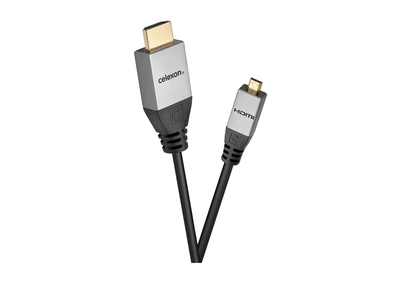 celexon HDMI auf Micro HDMI Kabel mit Ethernet - 2.0a/b 4K - Professional Line
