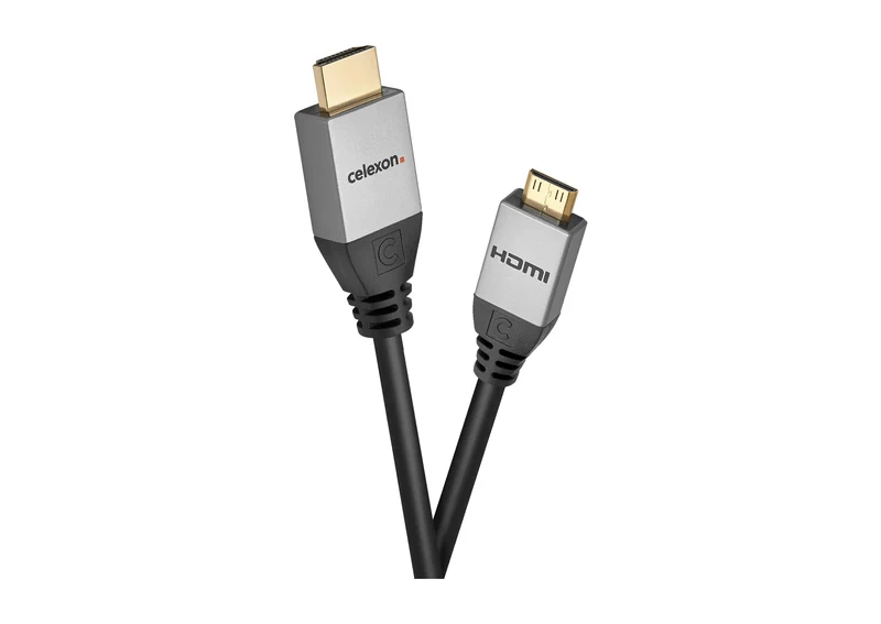 celexon HDMI auf Mini HDMI Kabel mit Ethernet - 2.0a/b 4K - Professional Line