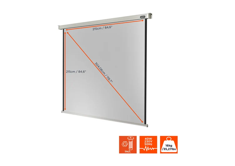 celexon Leinwand Motor Professional