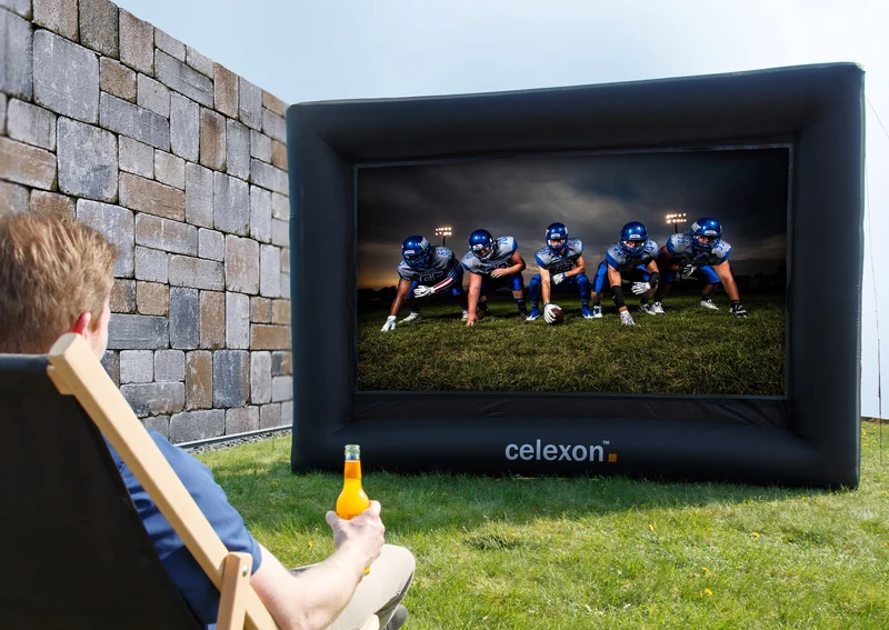 celexon aufblasbare Outdoor-Leinwand INF200