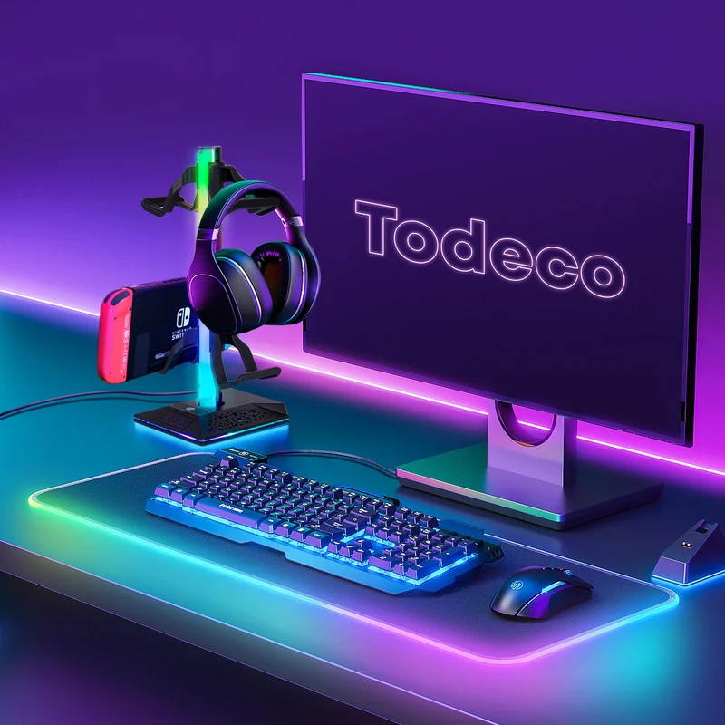 Support Casque Gamer RGB