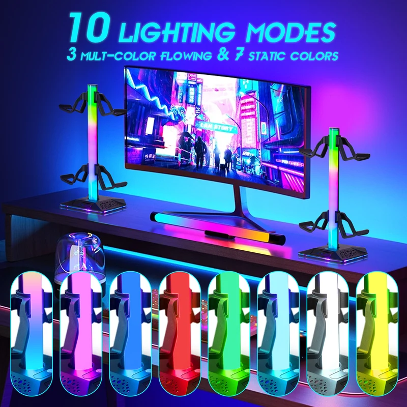 Support Casque Gamer RGB