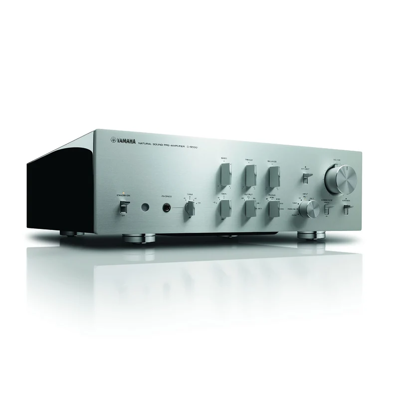 Yamaha C5000 S | Préamplificateur Stéréo 2 canaux - Argent
