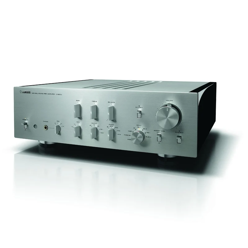 Yamaha C5000 S | Préamplificateur Stéréo 2 canaux - Argent