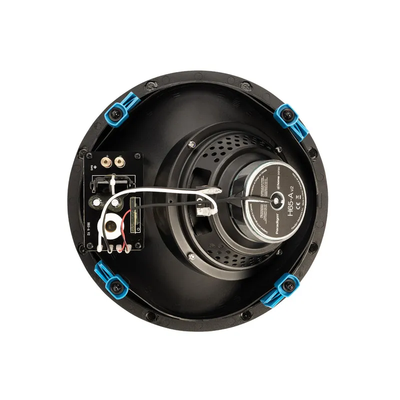 Paradigm CI Home H65-A v2 | Haut-parleur 6 1/2" encastré - Plafonnier - Noir - Surface prête à peindre - Paire