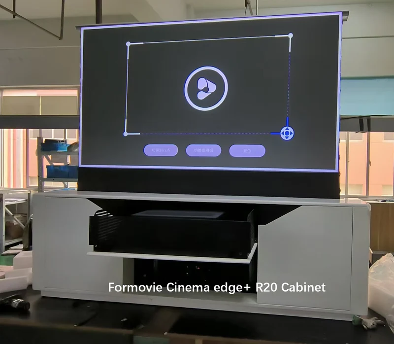 Bundle 80/88inch R30 Laser TV Cabinet & Formovie Cinema Edge UST Projector & CLR CBSP Screen