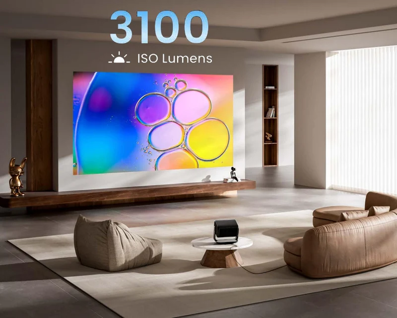 Dangbei MP1 MAX Triple Laser & LED 3100 ISO Lumens 4K projector with Google TV
