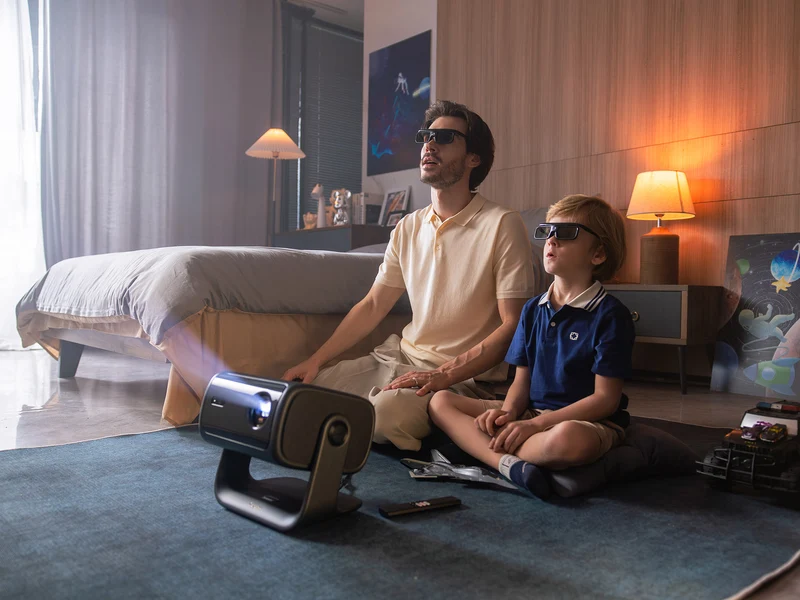 Dangbei MP1 MAX Triple Laser & LED 3100 ISO Lumens 4K projector with Google TV