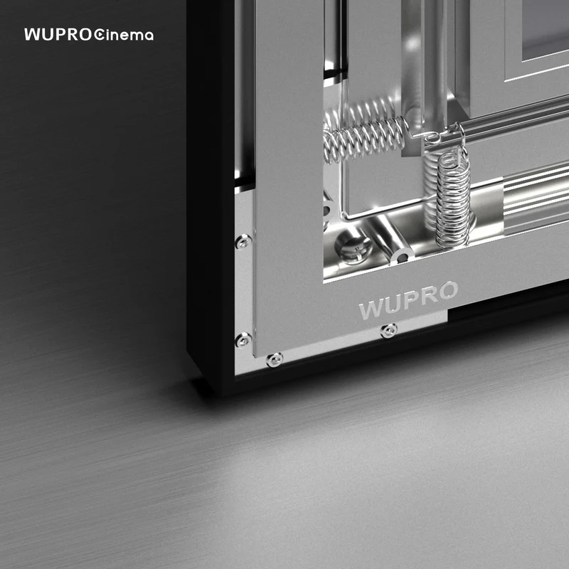 72"-150‘’ Wupro Cinema Gallery CBSP Enhanced Contrast Fixed Frame CLR ALR UST Projector Screen