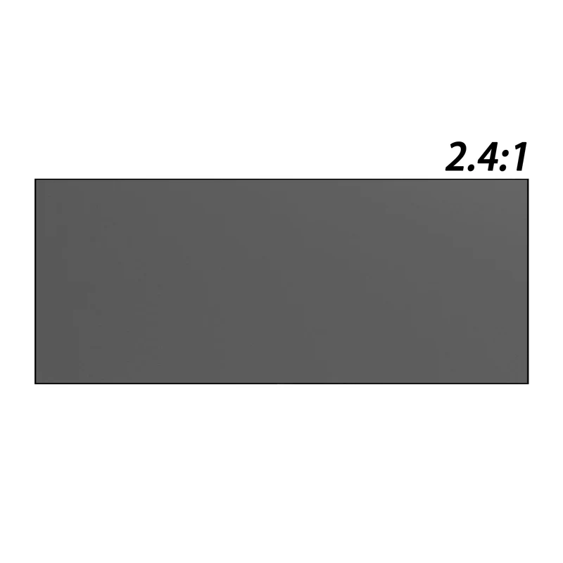 100"-160" WUPRO Cinema Ultra Contrast & Anti-Speckle Lenticular CLR Projection Screen For Long Throw Projector