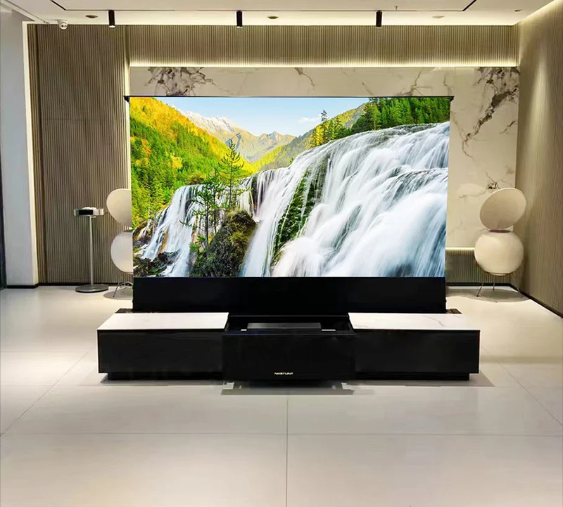 Bundle NECTUNT R20 Invisible Cinema Laser TV Cabinet +4K UST Laser TV Projector