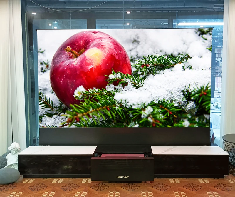 Bundle NECTUNT R20 Invisible Cinema Laser TV Cabinet +4K UST Laser TV Projector