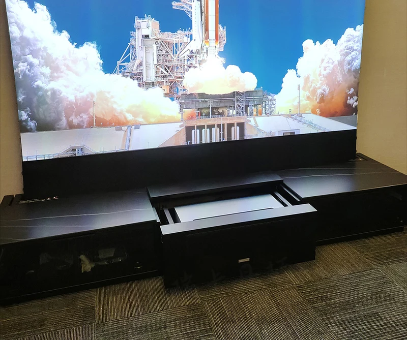 Bundle NECTUNT R20 Invisible Cinema Laser TV Cabinet +4K UST Laser TV Projector