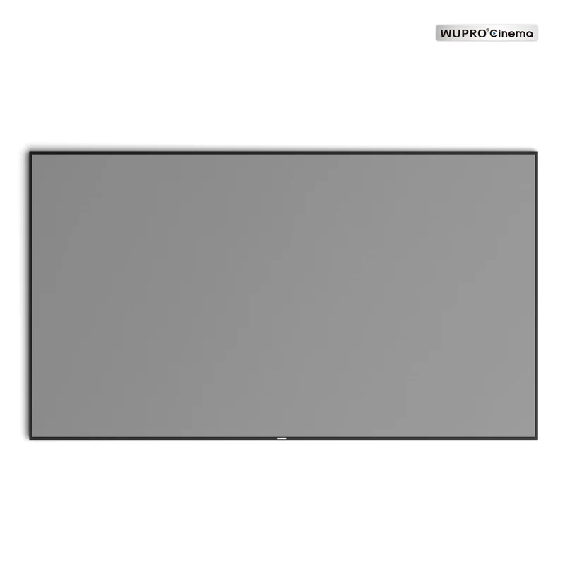 WUPRO Cinema Peacock Evo Fresnel Ultra contrast ALR Tri-Chroma Laser Fixed Frame projector Screen For UST Projector