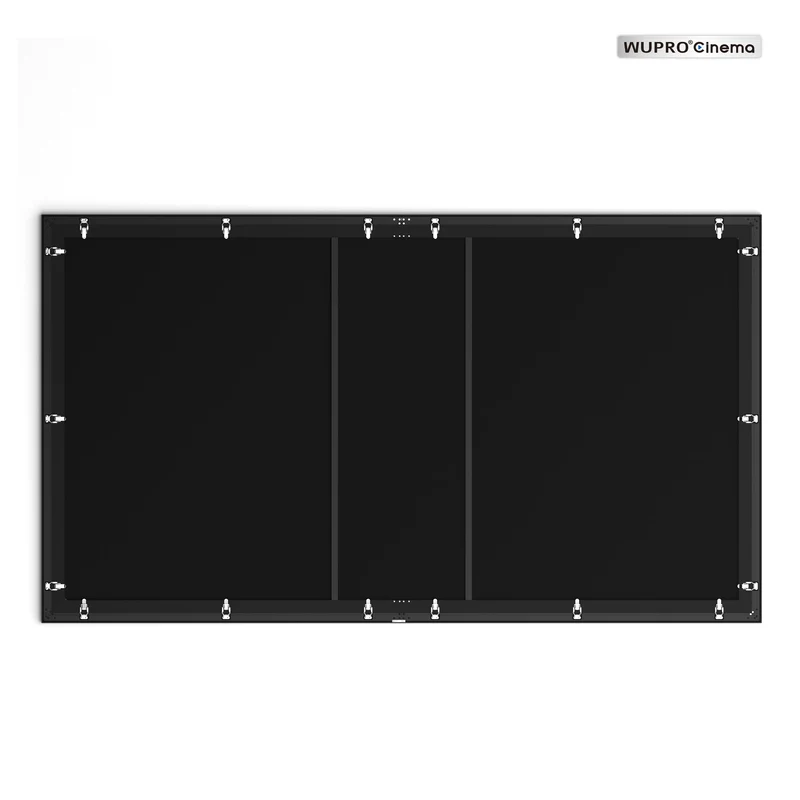 WUPRO Cinema Peacock Evo Fresnel Ultra contrast ALR Tri-Chroma Laser Fixed Frame projector Screen For UST Projector