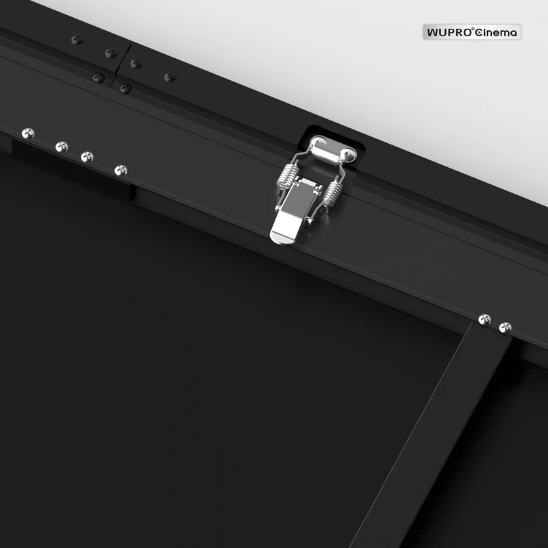 WUPRO Cinema Peacock Evo Fresnel Ultra contrast ALR Tri-Chroma Laser Fixed Frame projector Screen For UST Projector