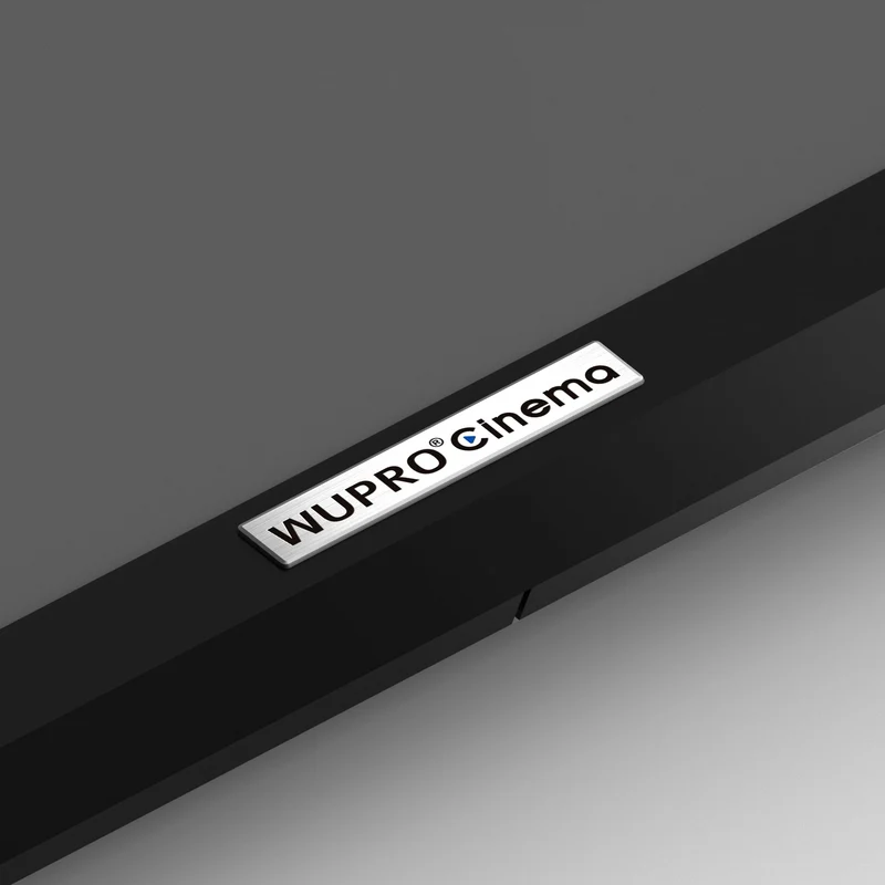 WUPRO Cinema Peacock Evo Fresnel Ultra contrast ALR Tri-Chroma Laser Fixed Frame projector Screen For UST Projector