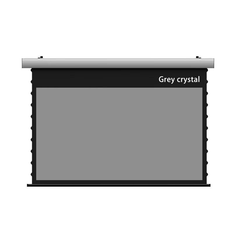 WUPRO Cinema FlowArc Luxury Smart Motorized Drop Down Projector Screen For Long Throw Projector