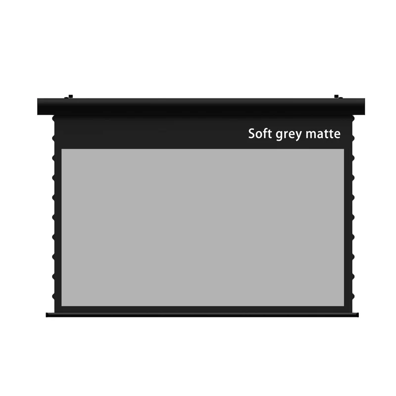 WUPRO Cinema FlowArc Luxury Smart Motorized Drop Down Projector Screen For Long Throw Projector