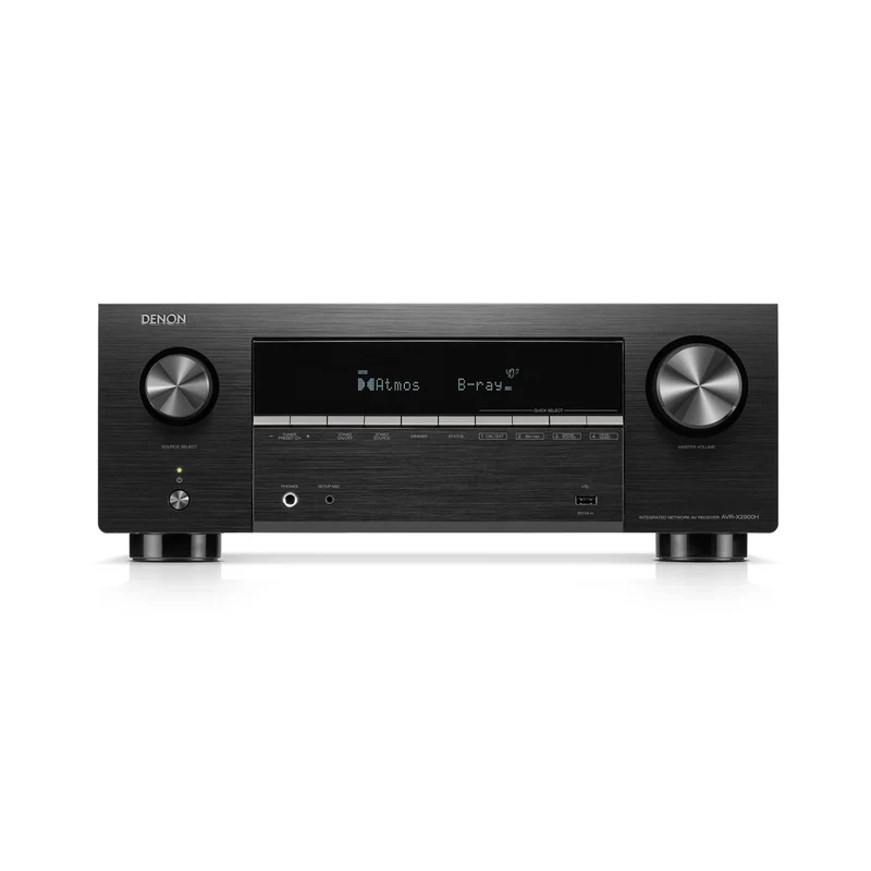 Denon AVRX2900H | Récepteur AV - 7.2 canaux - Cinéma maison - 8K - HEOS - Noir