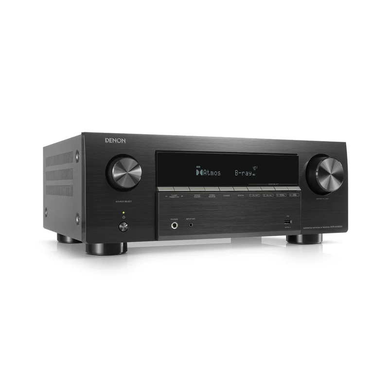 Denon AVRX2900H | Récepteur AV - 7.2 canaux - Cinéma maison - 8K - HEOS - Noir
