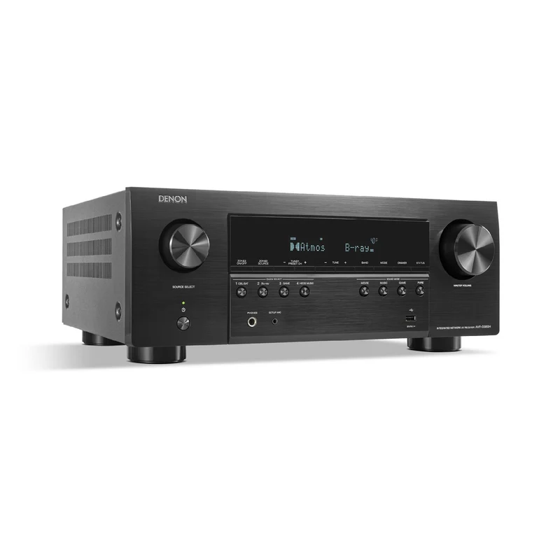 Denon AVR-S980H | Récepteur AV - 7.2 canaux d'amplification - Cinéma maison - 8K - HEOS - Noir