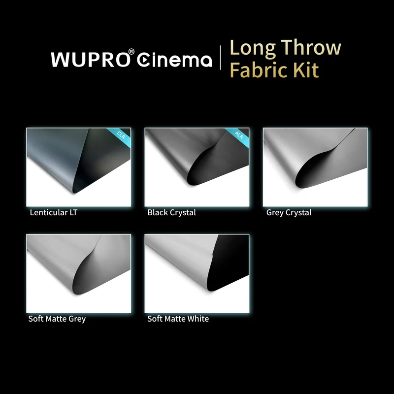 WUPRO Cinema Projector Screen Material A4 Size Sample Kit(Refund available with full screen purchase)