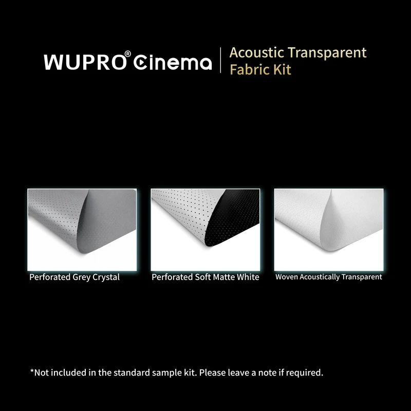WUPRO Cinema Projector Screen Material A4 Size Sample Kit(Refund available with full screen purchase)