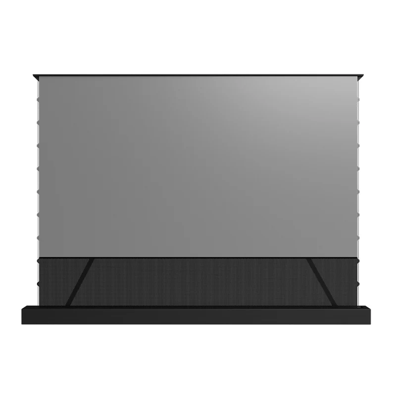 WUPRO Cinema LeApex Lite CBSP ALR CLR Tension Motorized floor rising UST Projector Screen