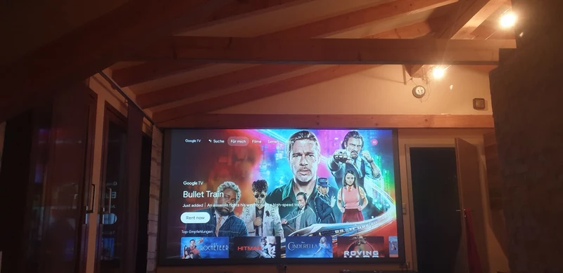150inch WUPRO Cinema Gallery Evo CBSP Black Lenticular Ultra Contrast ALR CLR Fixed Frame screen For UST Projectors