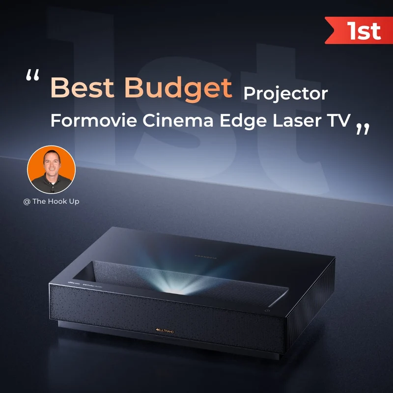 Formovie Cinema Edge Ultra Short Throw 4K Laser Projector Google TV