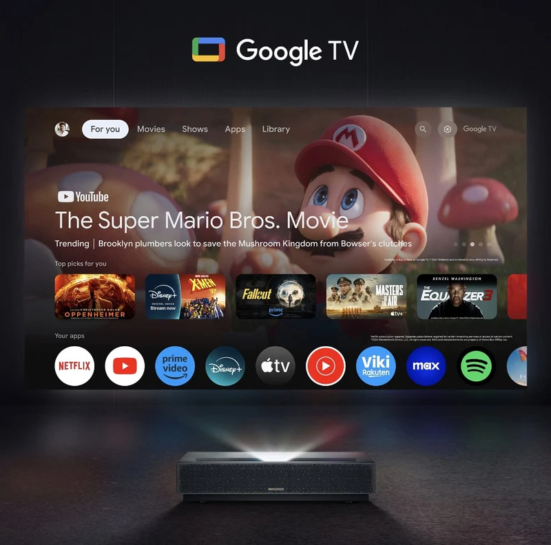 Formovie Cinema Edge Ultra Short Throw 4K Laser Projector Google TV