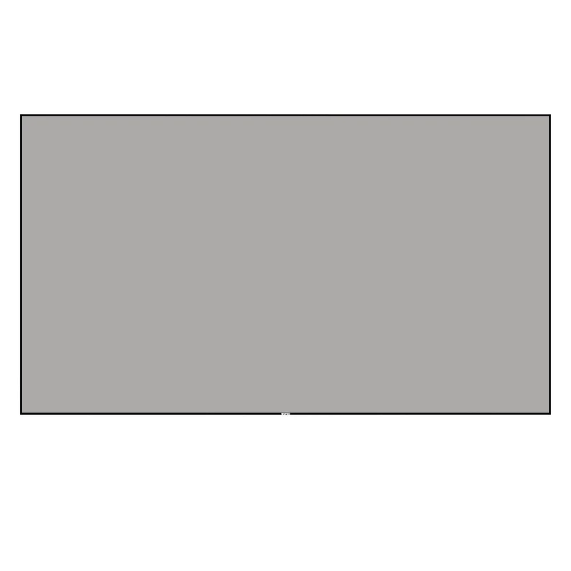 Wupro Cinema Gallery Soft Gray Matte Fixed Frame Projector Screen For Long Throw & Short Throw & UST