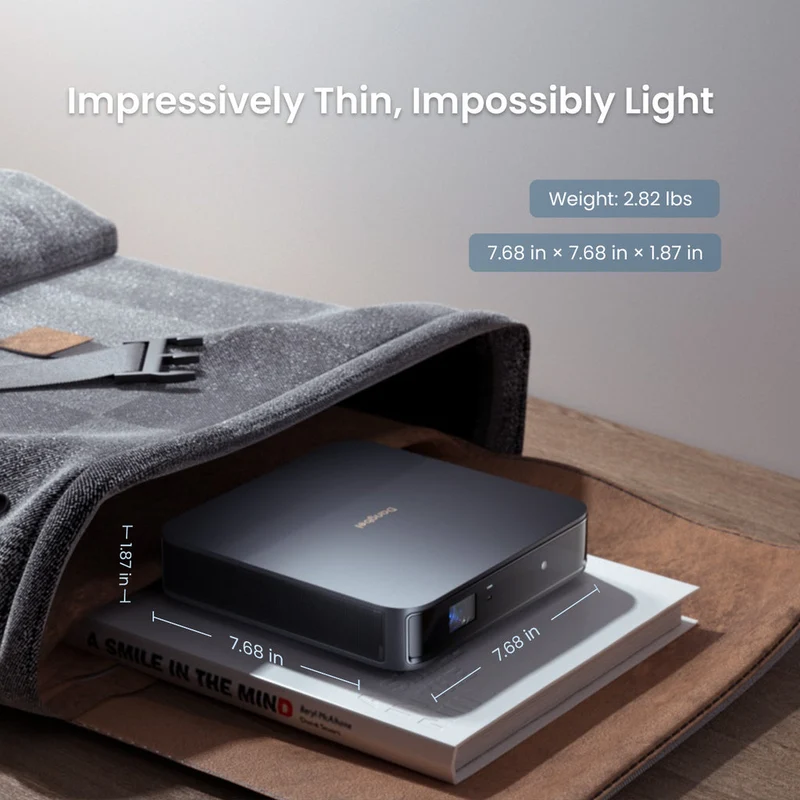 Dangbei Atom Laser Mini Projector 1200 ISO Lumens Google TV HDR10 Dolby Audio