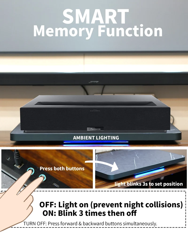 WUPRO Cinema Smart Electric Slider Tray For Ultra Short Throw Projector