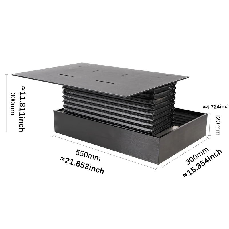 WUPRO Cinema Smart Laser TV Electric lifting Telescopic Platform Tray For UST Projector