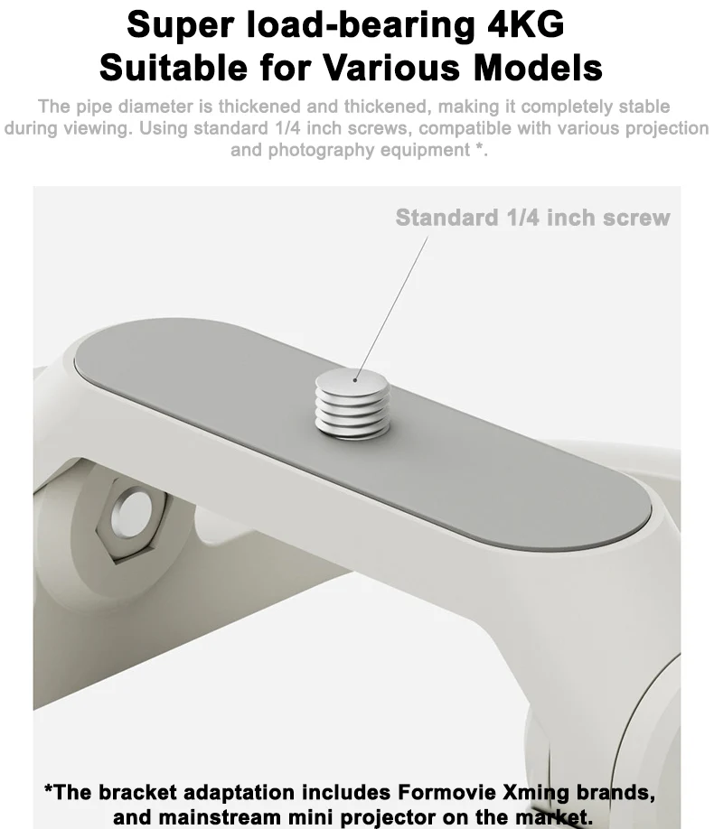 FORMOVIE Xming Desktop Bracket Stand Angle Adjustment For Mini Projector