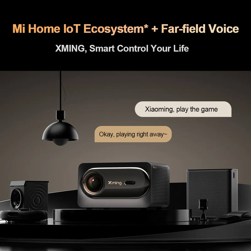 FORMOVIE Xming V1 True 1080P Native High Brightness Boston Acoustics HDR Smart Projetor