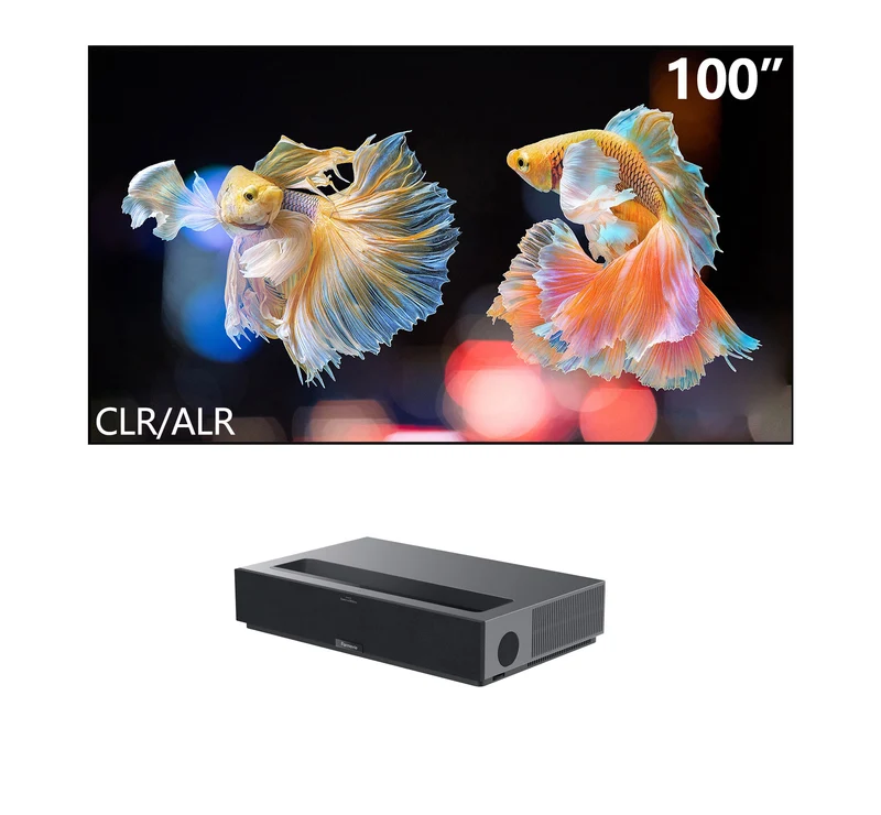 [EU Stock Clearance] Formovie Theater Triple Laser Ultra Short Throw UST Projector Laser TV Google Assistant