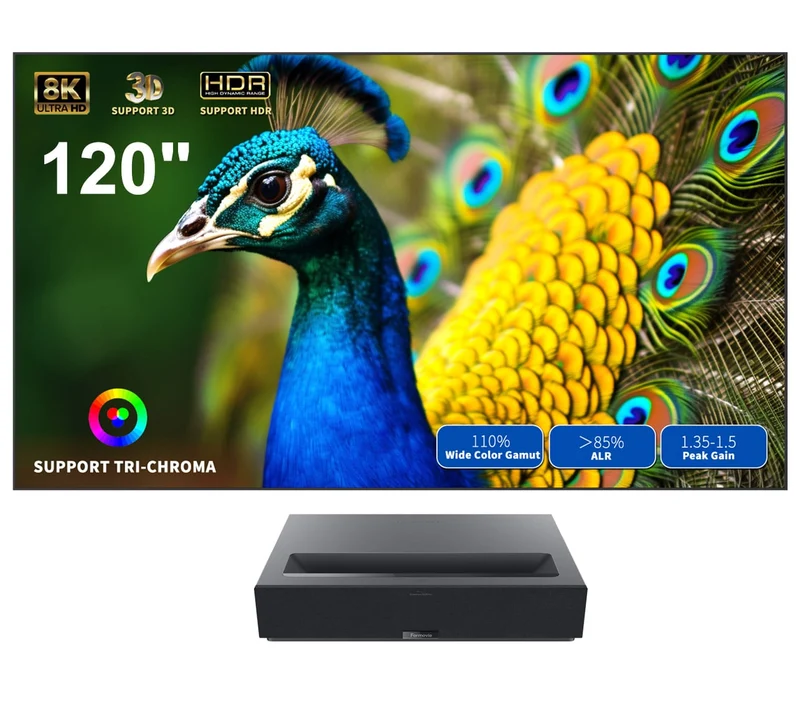 [EU Stock Clearance] Formovie Theater Triple Laser Ultra Short Throw UST Projector Laser TV Google Assistant