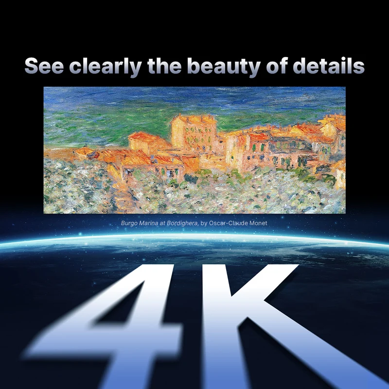 Formovie X5 PRO Cinema Grade 4K Laser Projector 2450 CVIA Lumens ALPD Portable Projector with HDR10+ MEMC Denon speaker
