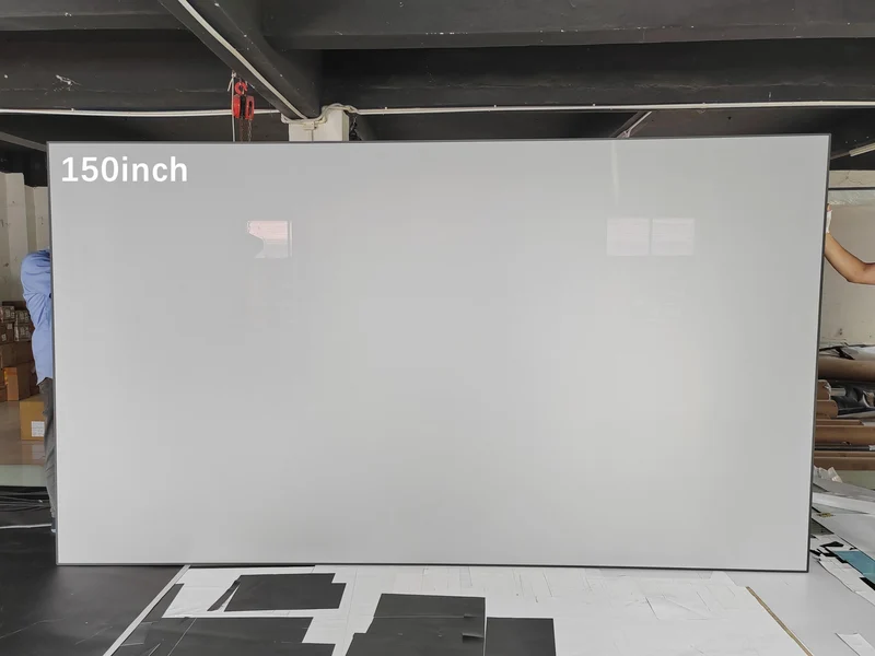 Wupro Cinema Gallery G3A Anti-Speckle Woven Acoustically Transparent Fixed Frame Screen For UST & Long Throw Projector